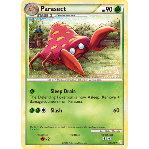 Parasect 48/123 Pokemon TCG HeartGold & SoulSilver HeartGold & SoulSilver