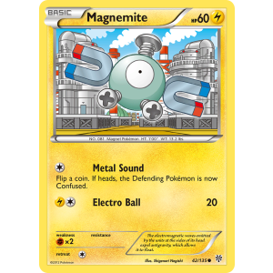 Magnemite 42/135 Pokemon TCG Black & White Plasma Storm