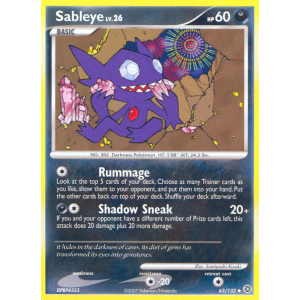 Sableye 63/132 Pokemon TCG Diamond & Pearl Secret Wonders