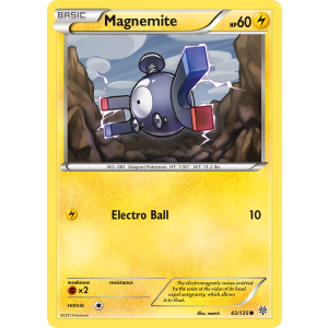 Magnemite 43/135 Pokemon TCG Black & White Plasma Storm