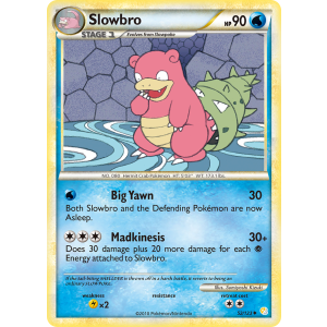 Slowbro 52/123 Pokemon TCG HeartGold & SoulSilver HeartGold & SoulSilver