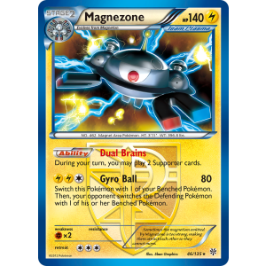 Rare Holo Magnezone 46/135 Pokemon TCG Black & White Plasma Storm