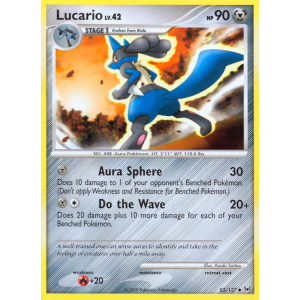 Lucario 53/127 Pokemon TCG Platinum Platinum