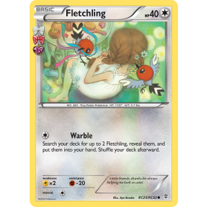 Fletchling RC25/83 Pokemon TCG XY Generations