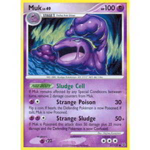 Muk 57/127 Pokemon TCG Platinum Platinum