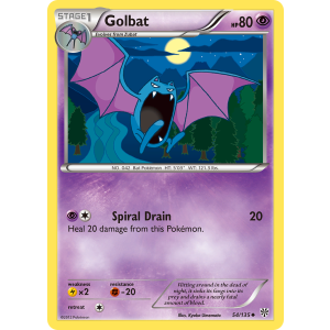 Golbat 54/135 Pokemon TCG Black & White Plasma Storm