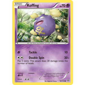 Koffing 56/135 Pokemon TCG Black & White Plasma Storm