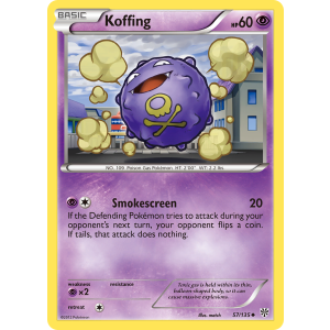 Koffing 57/135 Pokemon TCG Black & White Plasma Storm