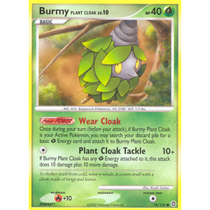 Burmy Plant Cloak 78/132 Pokemon TCG Diamond & Pearl Secret Wonders