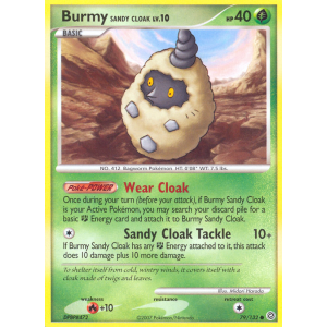 Burmy Sandy Cloak 79/132 Pokemon TCG Diamond & Pearl Secret Wonders