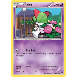 Ralts 59/135 Pokemon TCG Black & White Plasma Storm