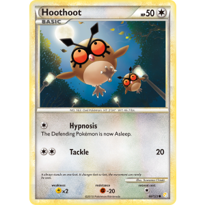 Hoothoot 66/123 Pokemon TCG HeartGold & SoulSilver HeartGold & SoulSilver