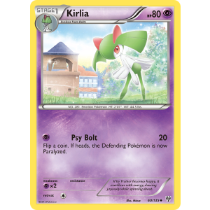 Kirlia 60/135 Pokemon TCG Black & White Plasma Storm