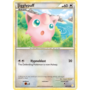 Jigglypuff 68/123 Pokemon TCG HeartGold & SoulSilver HeartGold & SoulSilver