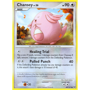 Chansey 69/127 Pokemon TCG Platinum Platinum