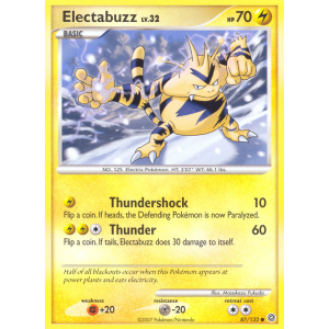 Electabuzz 87/132 Pokemon TCG Diamond & Pearl Secret Wonders