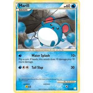 Marill 74/123 Pokemon TCG HeartGold & SoulSilver HeartGold & SoulSilver