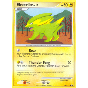 Electrike 74/127 Pokemon TCG Platinum Platinum