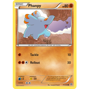 Phanpy 71/135 Pokemon TCG Black & White Plasma Storm