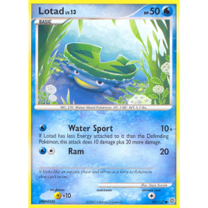 Lotad 92/132 Pokemon TCG Diamond & Pearl Secret Wonders