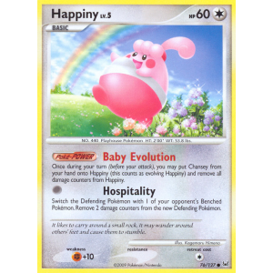 Happiny 76/127 Pokemon TCG Platinum Platinum