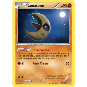 Lunatone 73/135 Pokemon TCG Black & White Plasma Storm