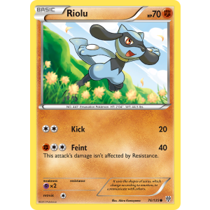 Riolu 76/135 Pokemon TCG Black & White Plasma Storm