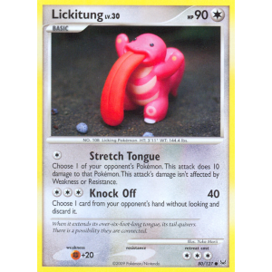 Lickitung 80/127 Pokemon TCG Platinum Platinum