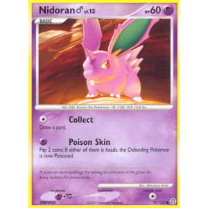 Nidoran 97/132 Pokemon TCG Diamond & Pearl Secret Wonders