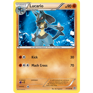 Lucario 77/135 Pokemon TCG Black & White Plasma Storm