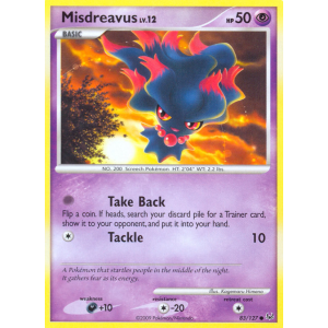 Misdreavus 83/127 Pokemon TCG Platinum Platinum