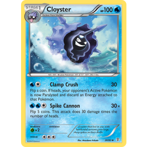 Cloyster 20/83 Pokemon TCG XY Generations