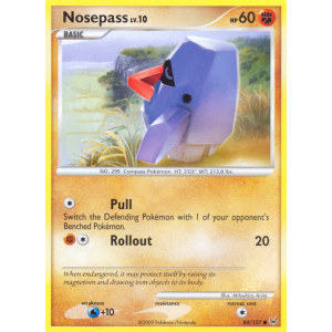 Nosepass 84/127 Pokemon TCG Platinum Platinum