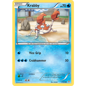 Krabby 21/83 Pokemon TCG XY Generations