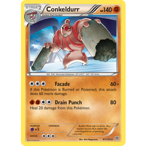 Conkeldurr 81/135 Pokemon TCG Black & White Plasma Storm