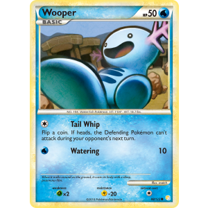 Wooper 88/123 Pokemon TCG HeartGold & SoulSilver HeartGold & SoulSilver