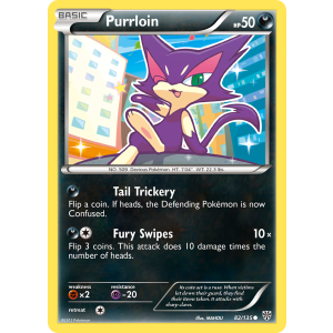 Purrloin 82/135 Pokemon TCG Black & White Plasma Storm