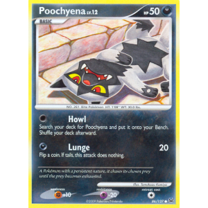 Poochyena 86/127 Pokemon TCG Platinum Platinum