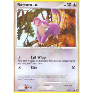 Rattata 103/132 Pokemon TCG Diamond & Pearl Secret Wonders