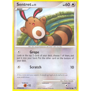 Sentret 104/132 Pokemon TCG Diamond & Pearl Secret Wonders