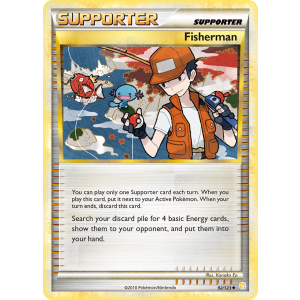 Fisherman 92/123 Pokemon TCG HeartGold & SoulSilver HeartGold & SoulSilver