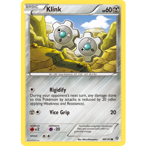 Klink 88/135 Pokemon TCG Black & White Plasma Storm