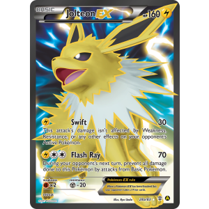 Rare Ultra Jolteon-EX 28a/83 Pokemon TCG XY Generations