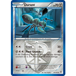 Durant 91/135 Pokemon TCG Black & White Plasma Storm