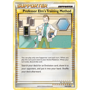 Professor Elm's Training Method 100/123 Pokemon TCG HeartGold & SoulSilver HeartGold & SoulSilver