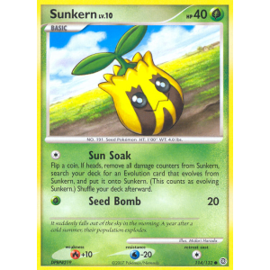 Sunkern 114/132 Pokemon TCG Diamond & Pearl Secret Wonders