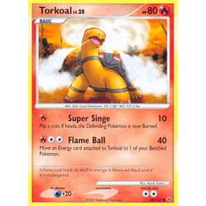 Torkoal 100/127 Pokemon TCG Platinum Platinum