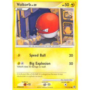 Voltorb 117/132 Pokemon TCG Diamond & Pearl Secret Wonders