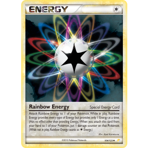 Rainbow Energy 104/123 Pokemon TCG HeartGold & SoulSilver HeartGold & SoulSilver