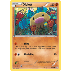 Diglett 38/83 Pokemon TCG XY Generations